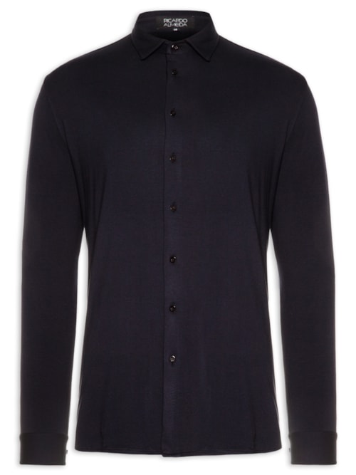 Camisa Masculina Mangas Longas - Azul