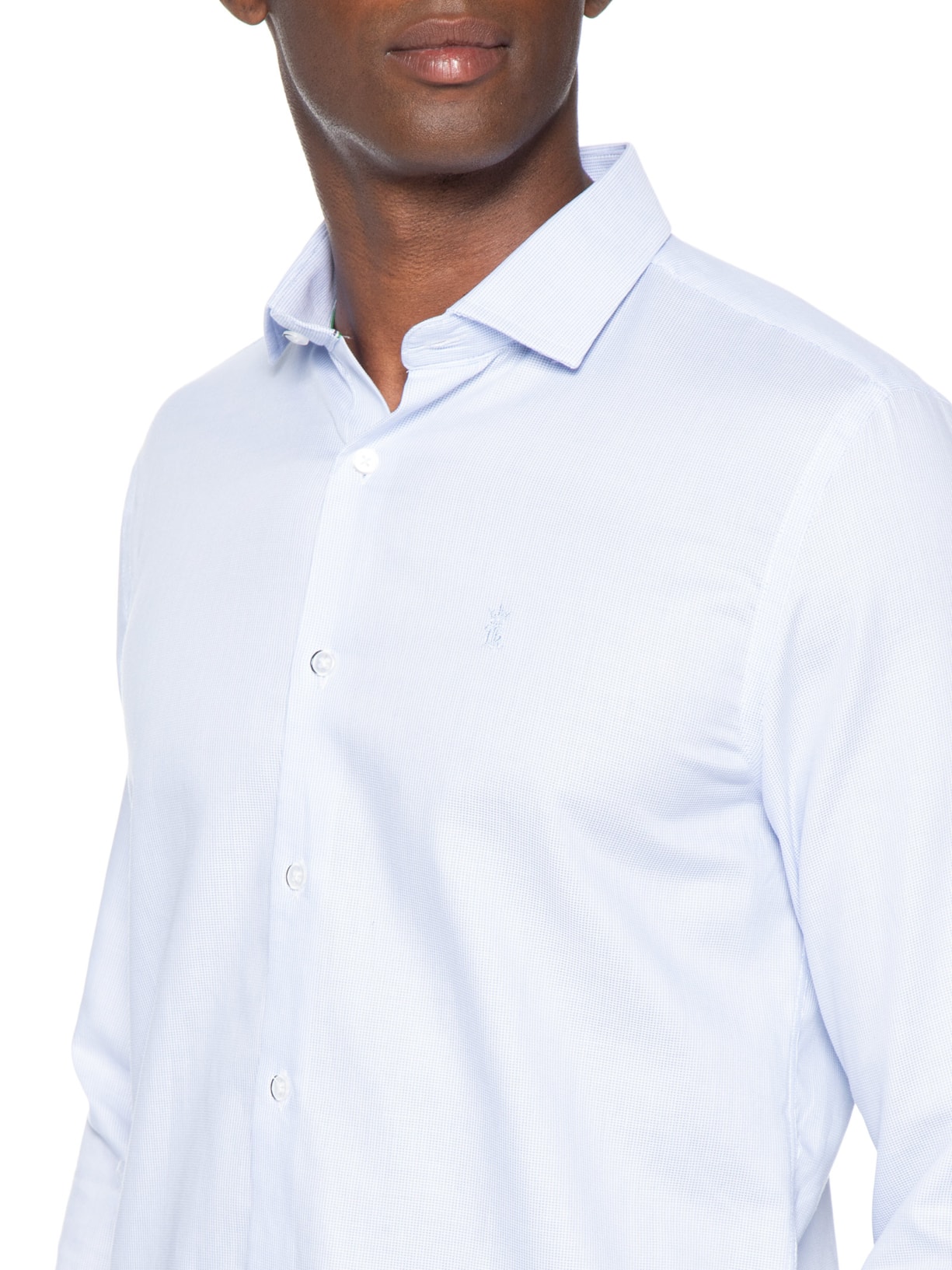 Camisa Masculina Maquineta Roma Wave – Azul Sergio K