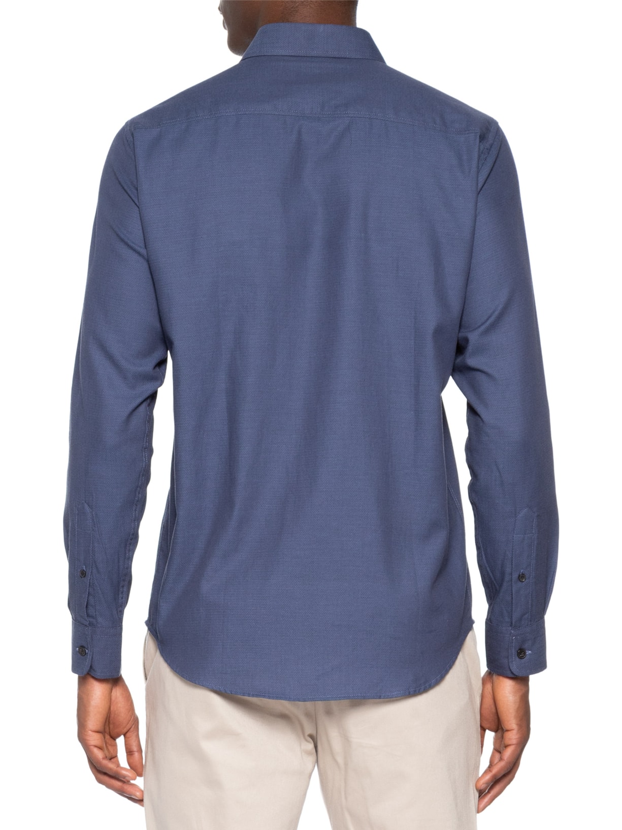 Camisa Masculina Maquineta Tranca – Azul Sergio K