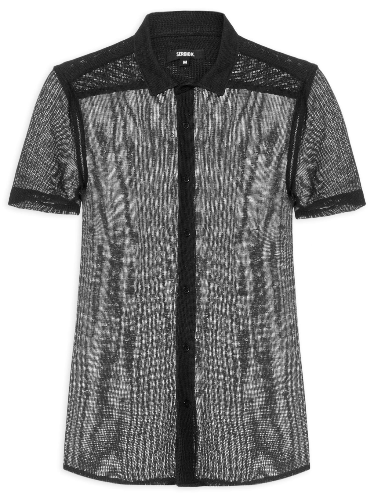 Camisa Masculina Mare Regular Fit - Preto