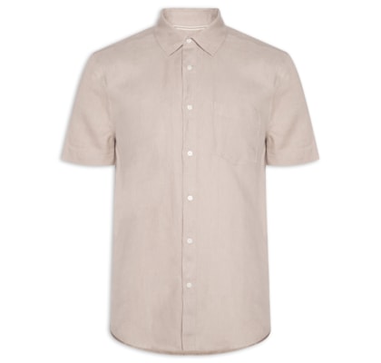 Camisa Masculina Mc Classic Linen - Bege