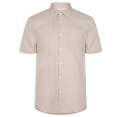 Camisa Masculina Mc Classic Linen - Bege