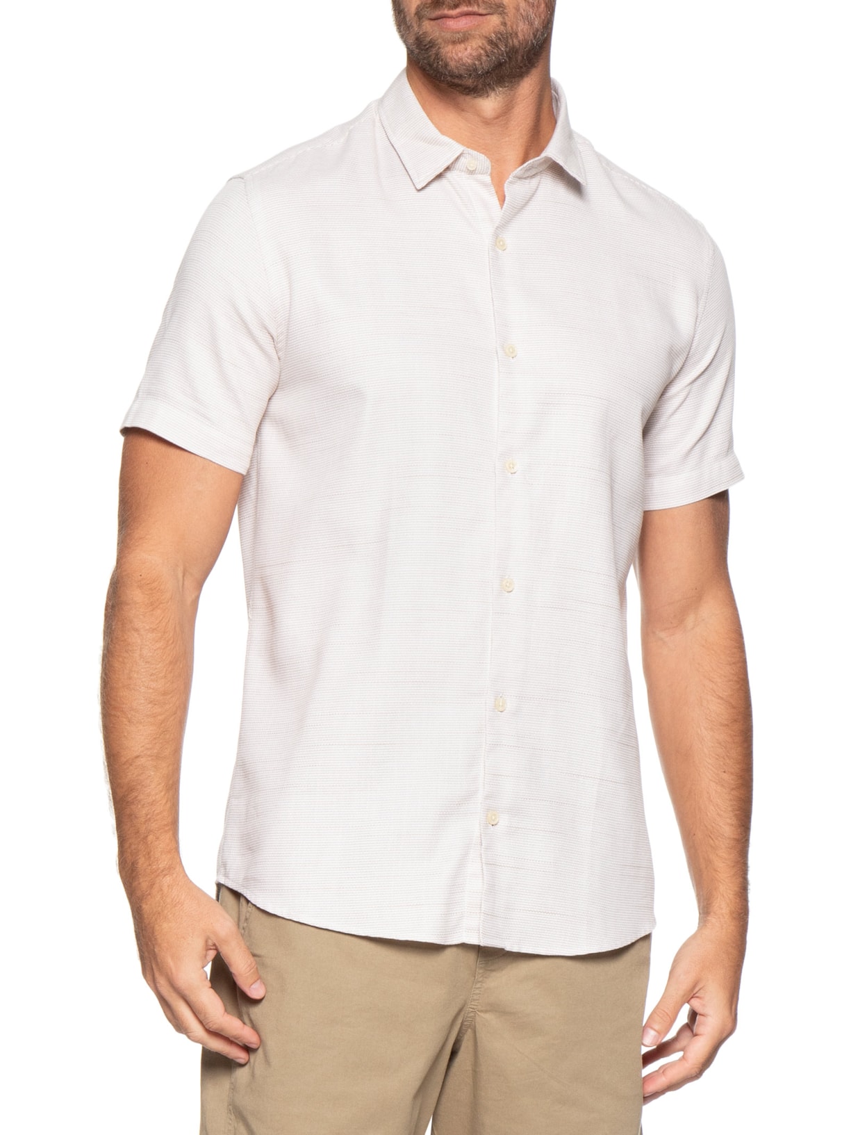 Camisa Masculina Mc Lagos Bege Reserva