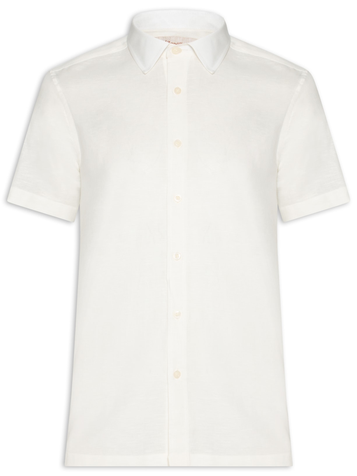 Camisa Masculina Mc Linho Branco Zapalla