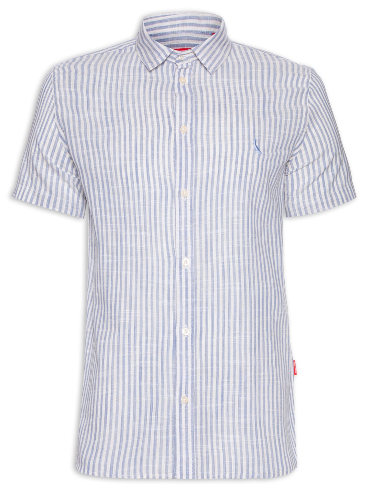 Camisa Masculina Mc Linho Trancoso - Azul