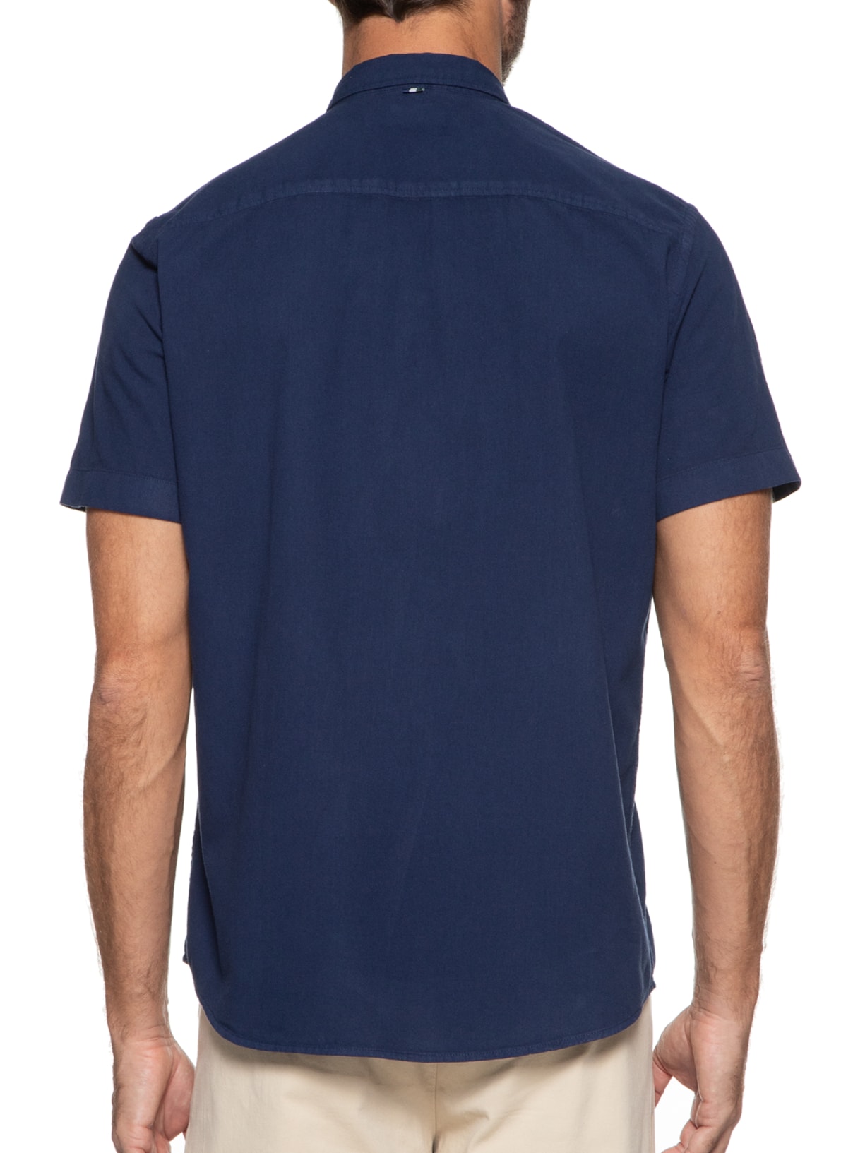 Camisa Masculina Mc Nova Paraty Azul Reserva