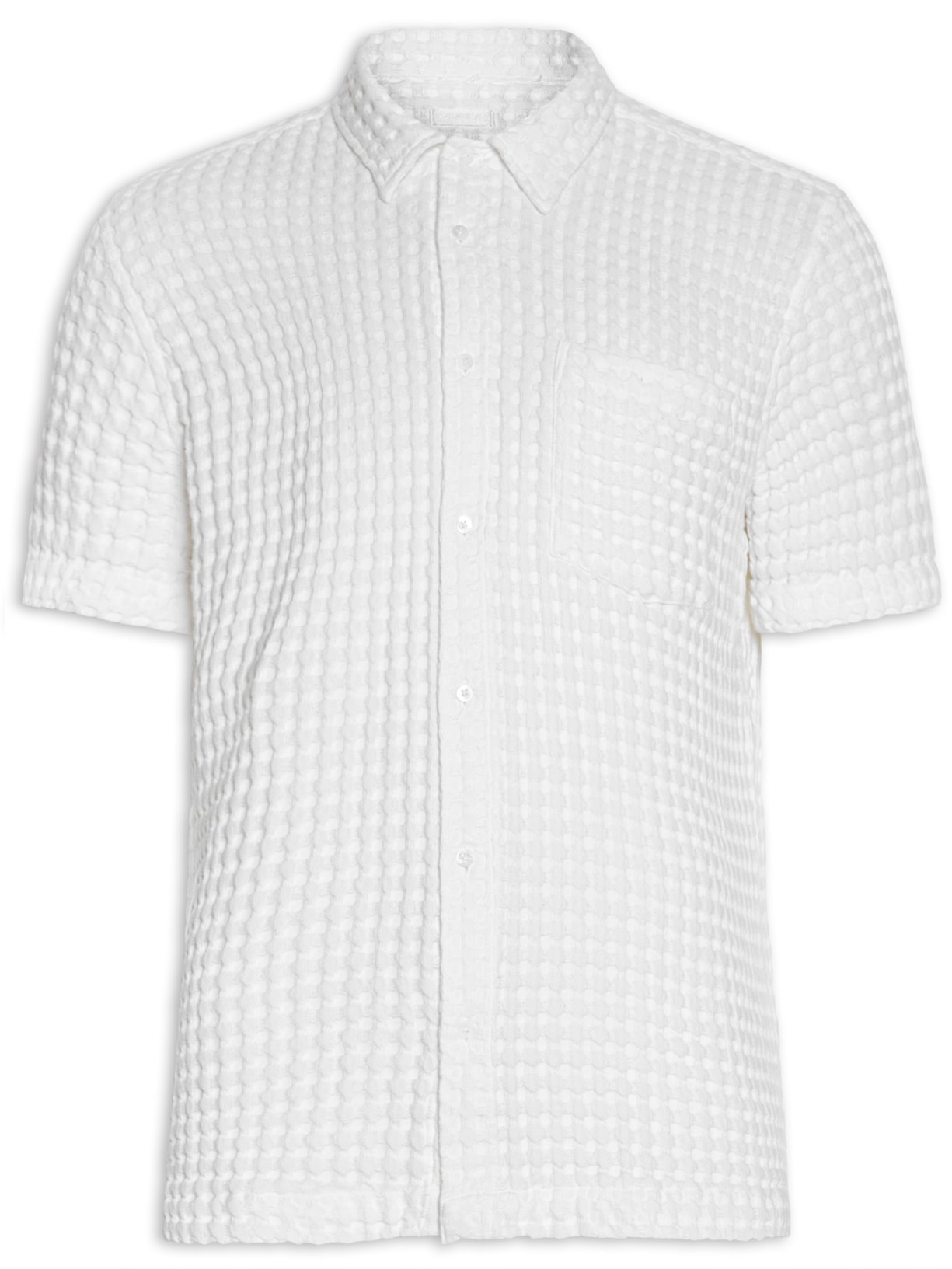 Camisa Masculina Mc Texture - Branco
