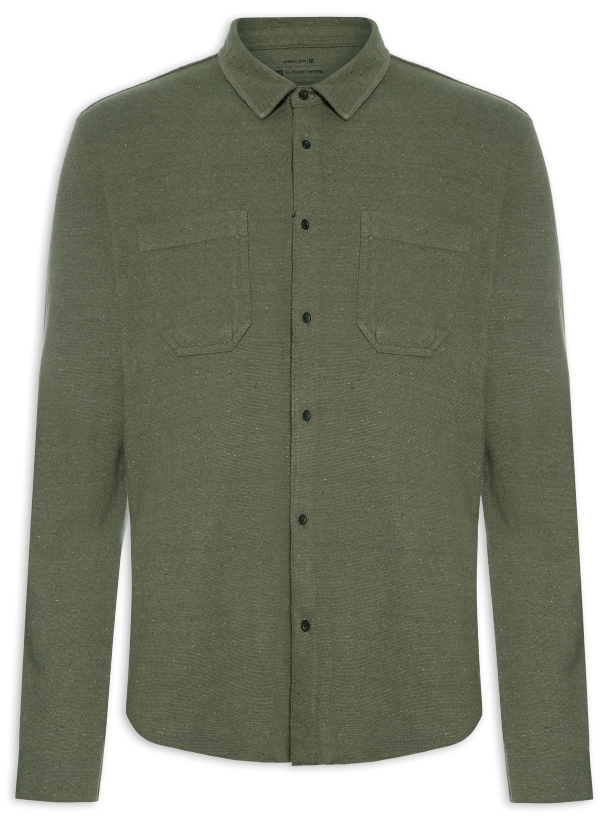 Camisa Masculina Modern Army Pockets - Verde