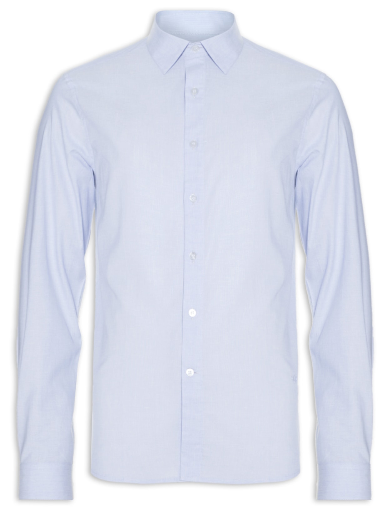 Camisa Masculina Mozart Sables Manga Longa - Azul