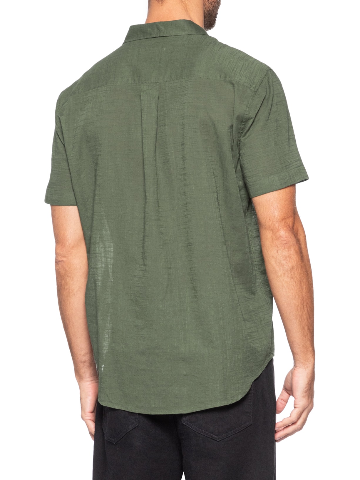 Camisa Masculina New Texture Color Verde Osklen