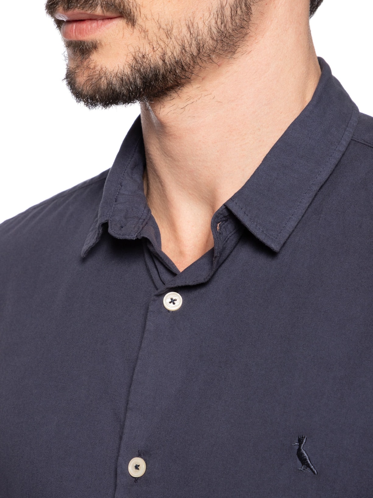 Camisa Masculina Nova Paraty Azul  Reserva