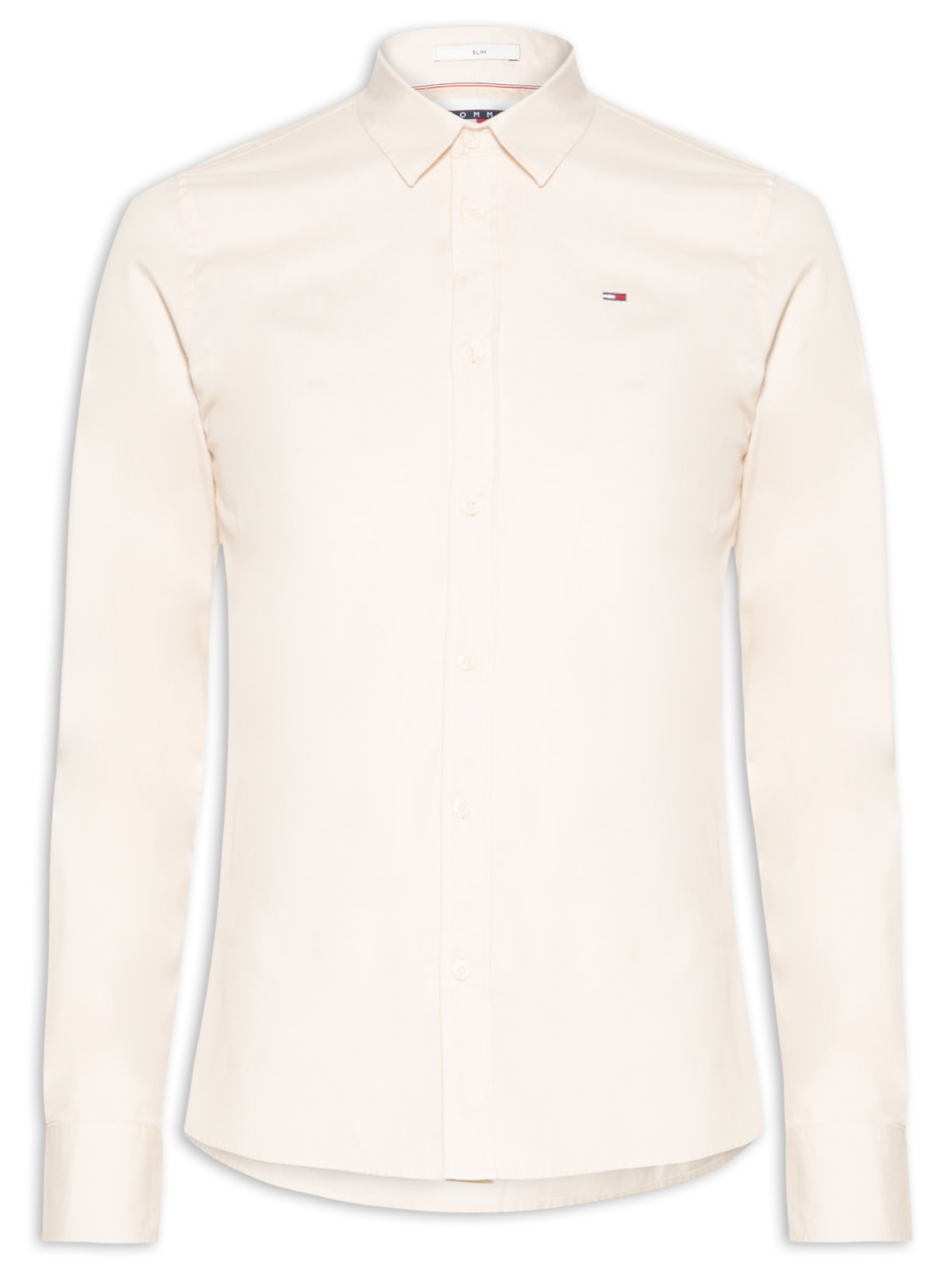 Camisa Masculina Original Fit Stretch - Bege