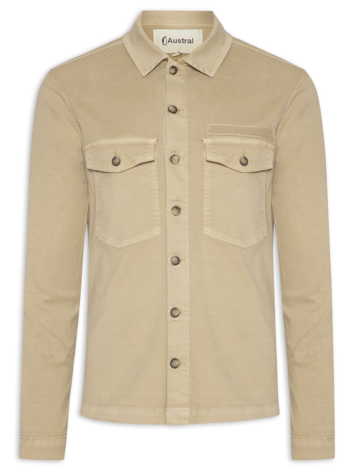 Camisa Masculina Overshirt Yosemite - Bege
