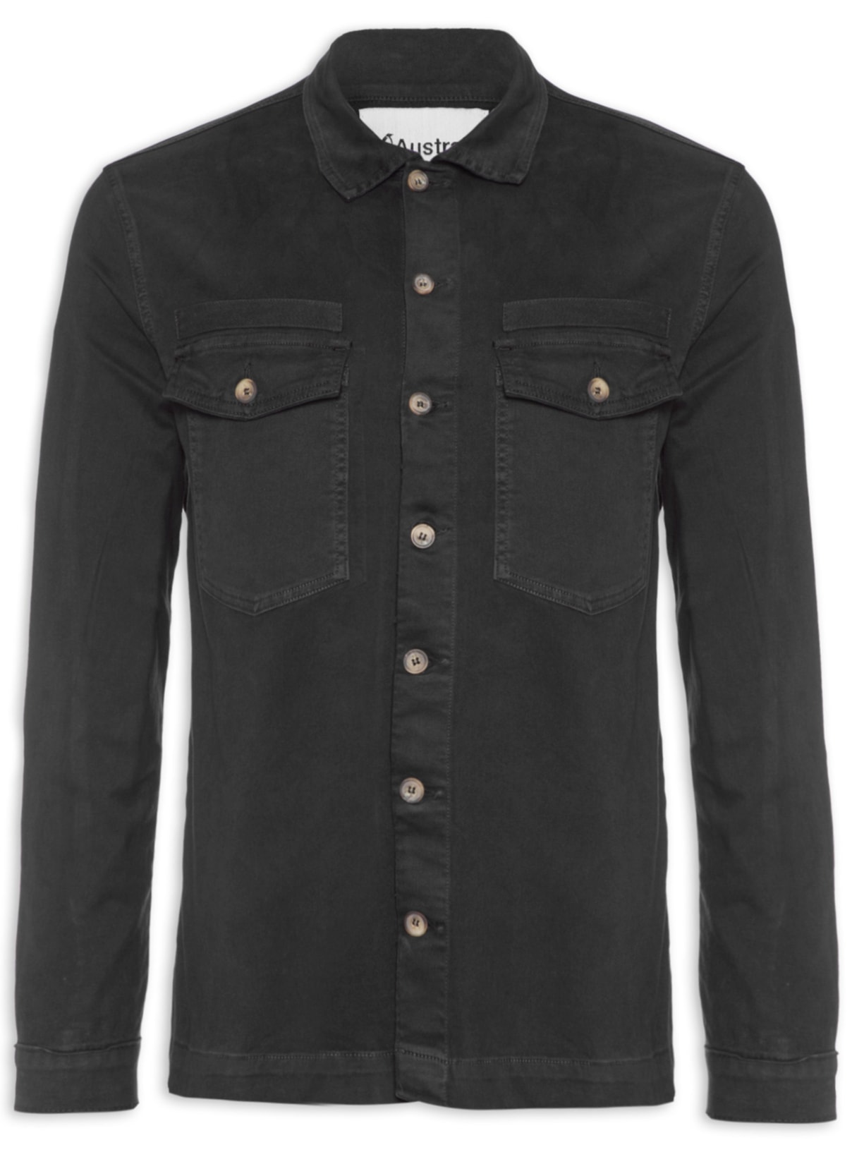 Camisa Masculina Overshirt Yosemite - Preto