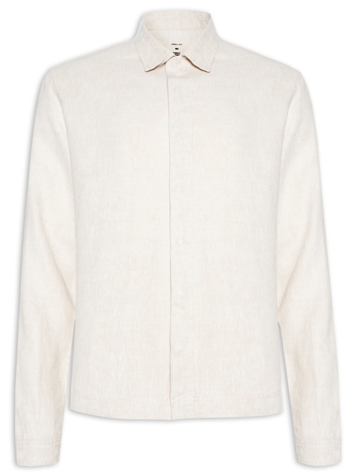 Camisa Masculina Oversized Linen RJ - Bege