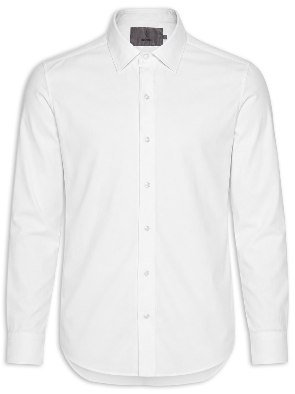 Camisa Masculina Oxford Manga Longa Branco Oficina Reserva