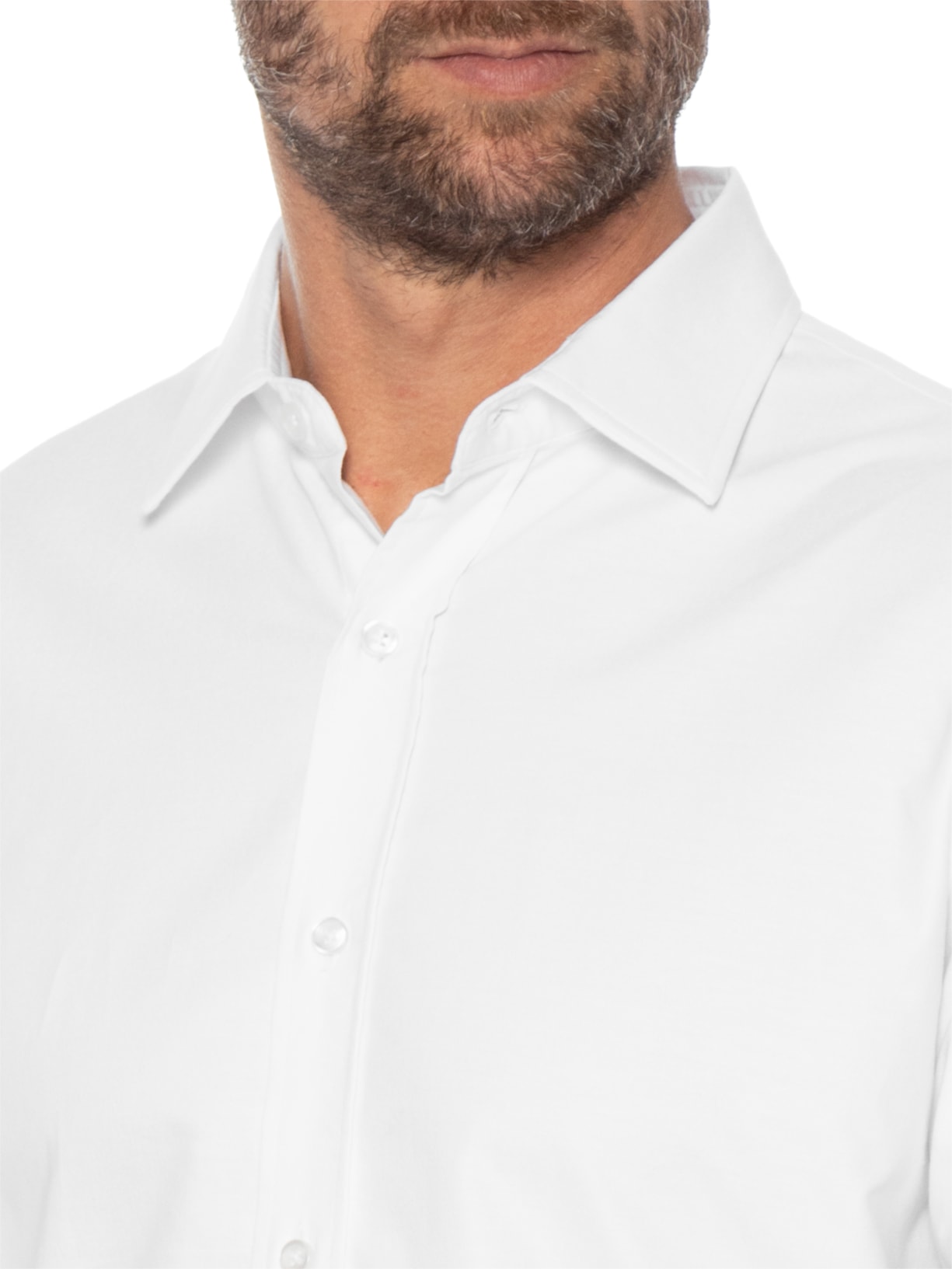 Camisa Masculina Oxford Manga Longa Branco Oficina Reserva
