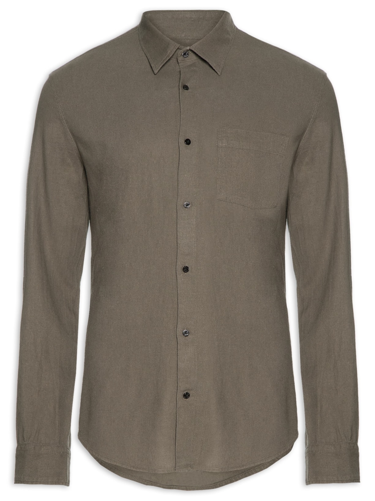 Camisa Masculina Pala Crafted New - Marrom