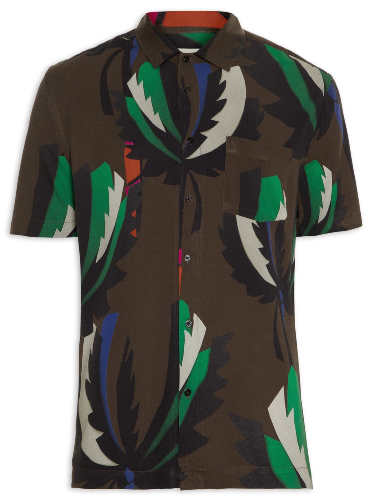 Camisa Masculina Palmeira Bahia - Marrom