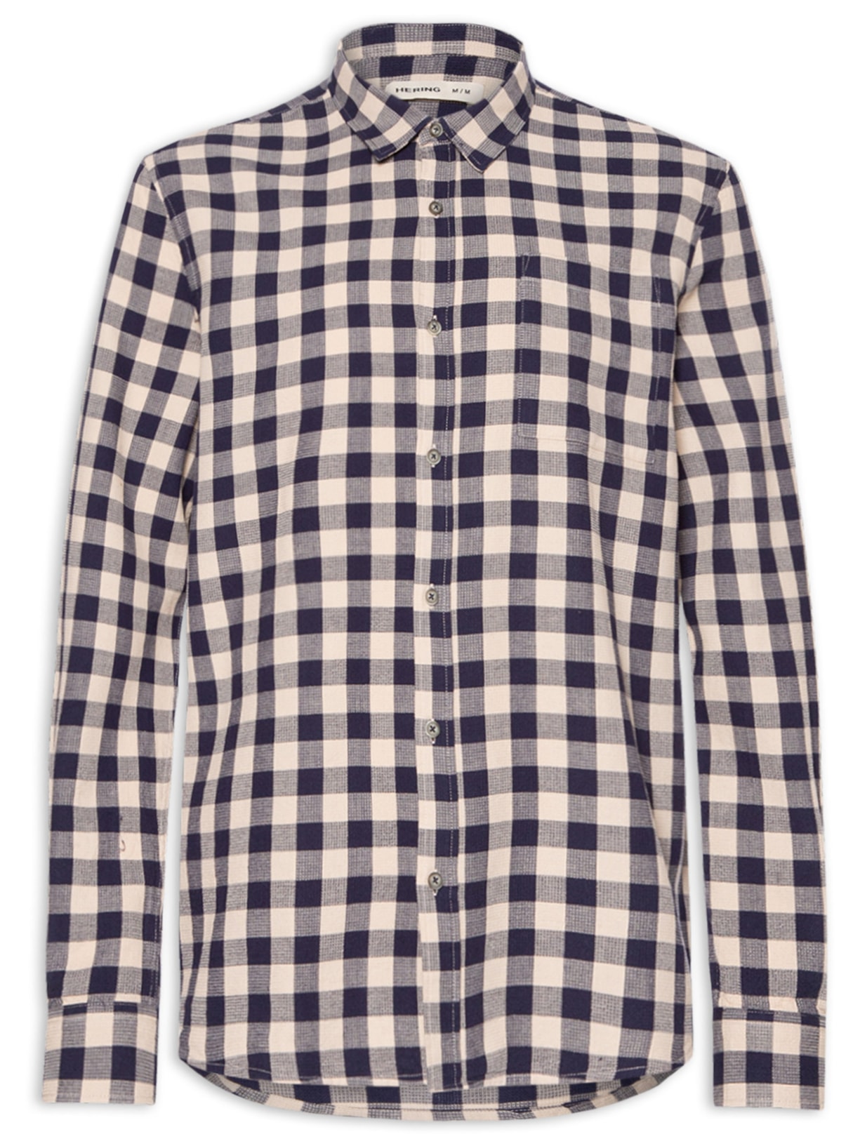 Camisa Masculina Paper Quadriculada - Azul