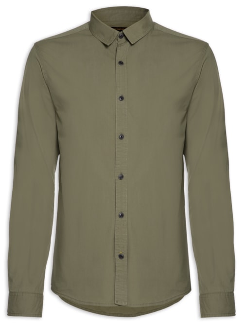 Camisa Masculina Paper Touch Lisa - Marrom