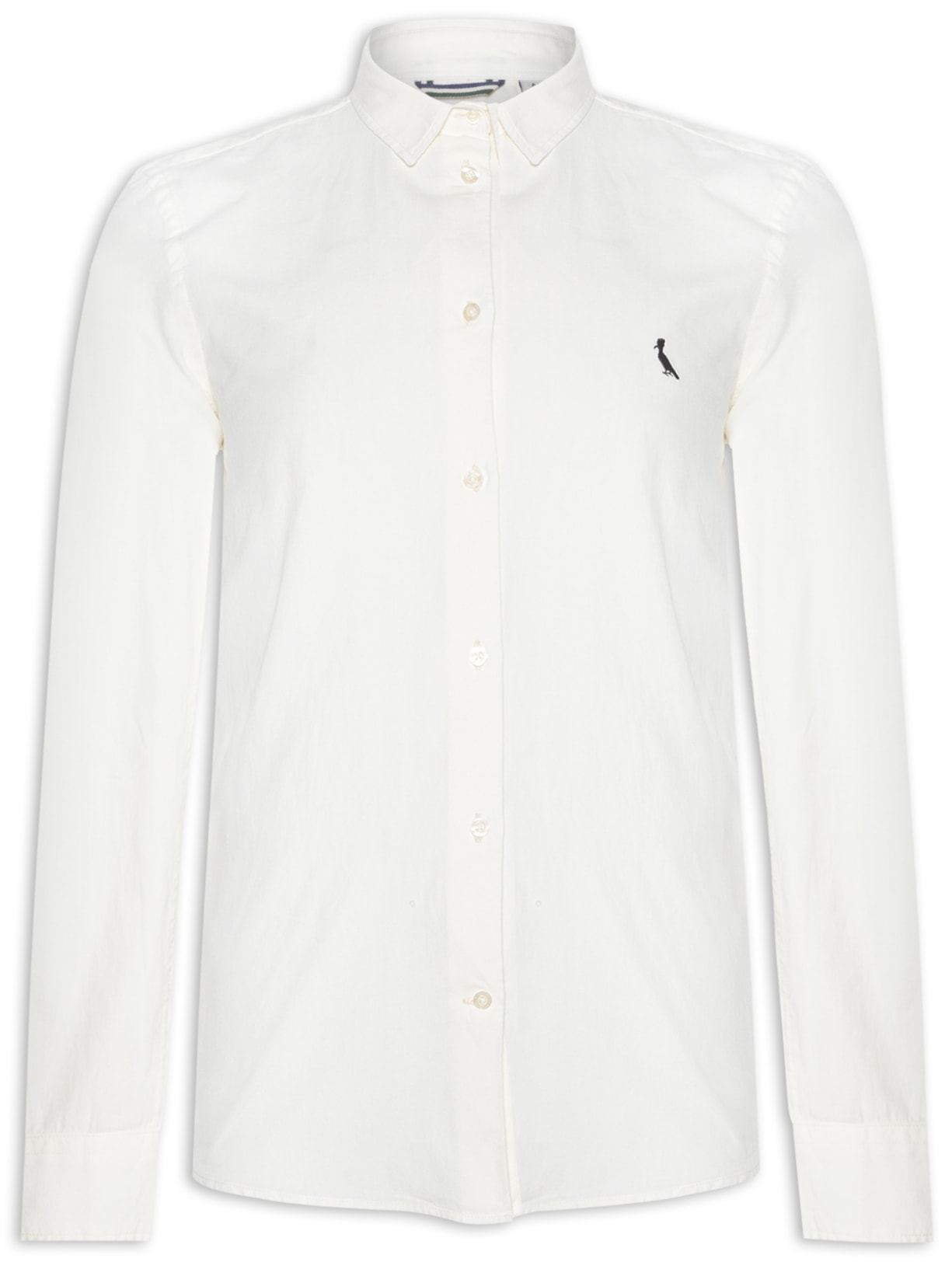 Camisa Masculina Paraty Contrastante - Branco