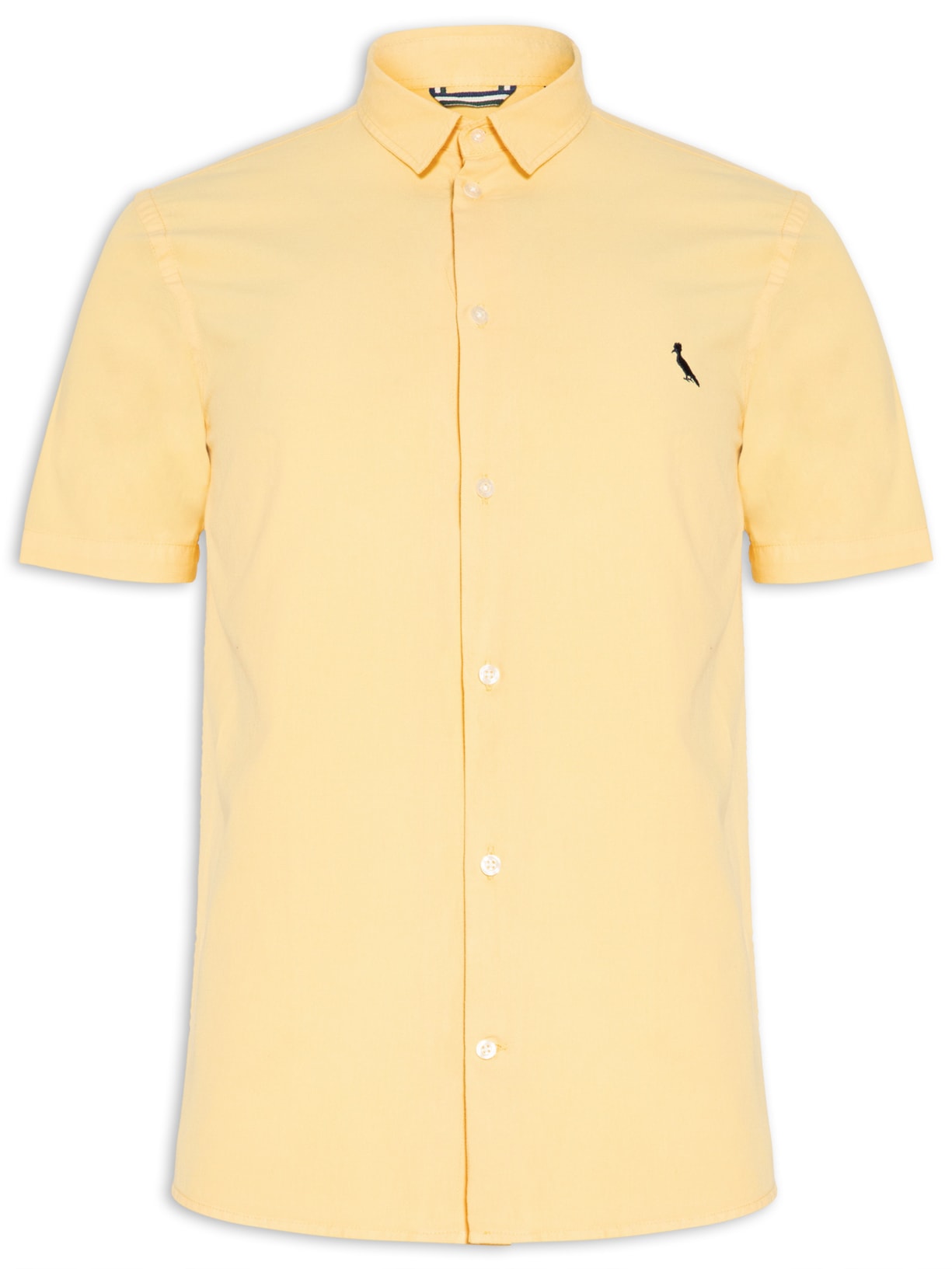 Camisa Masculina Paraty Contraste - Amarelo
