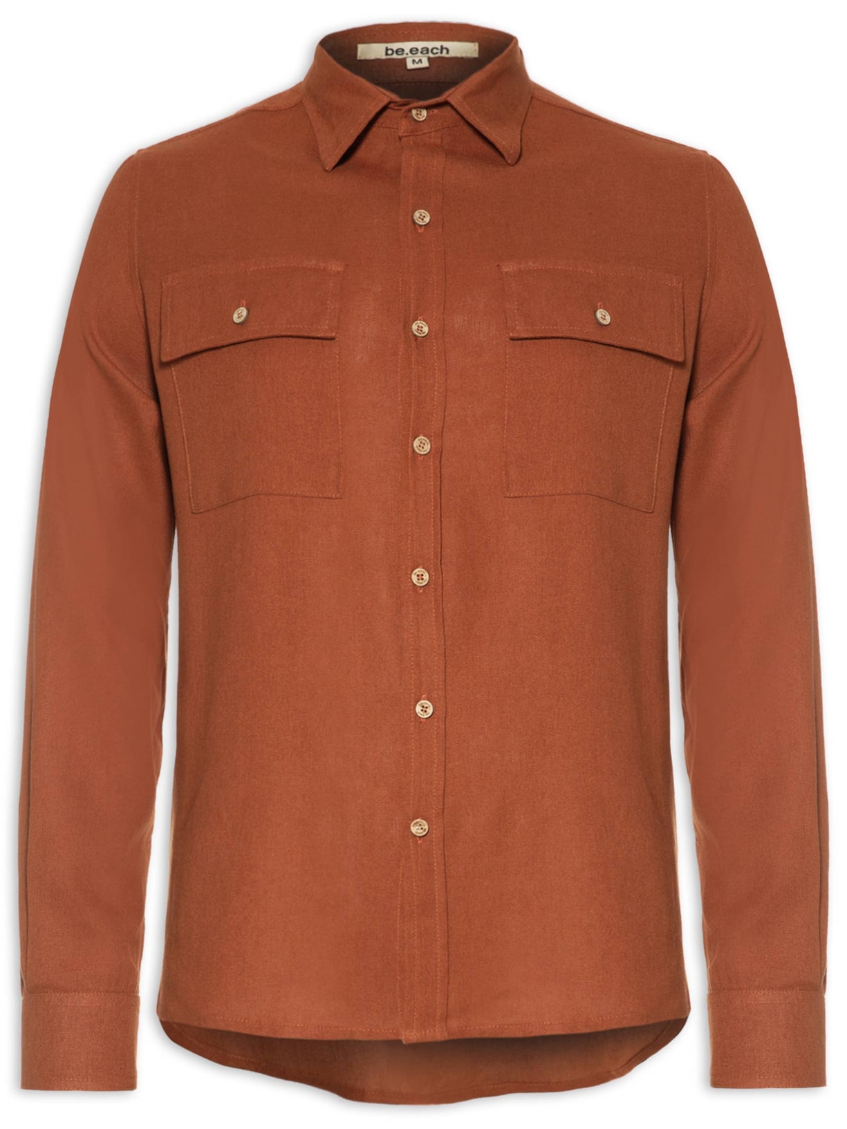 Camisa Masculina Paraty - Marrom