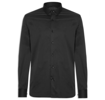 Camisa Masculina Paris Lisa - Preto