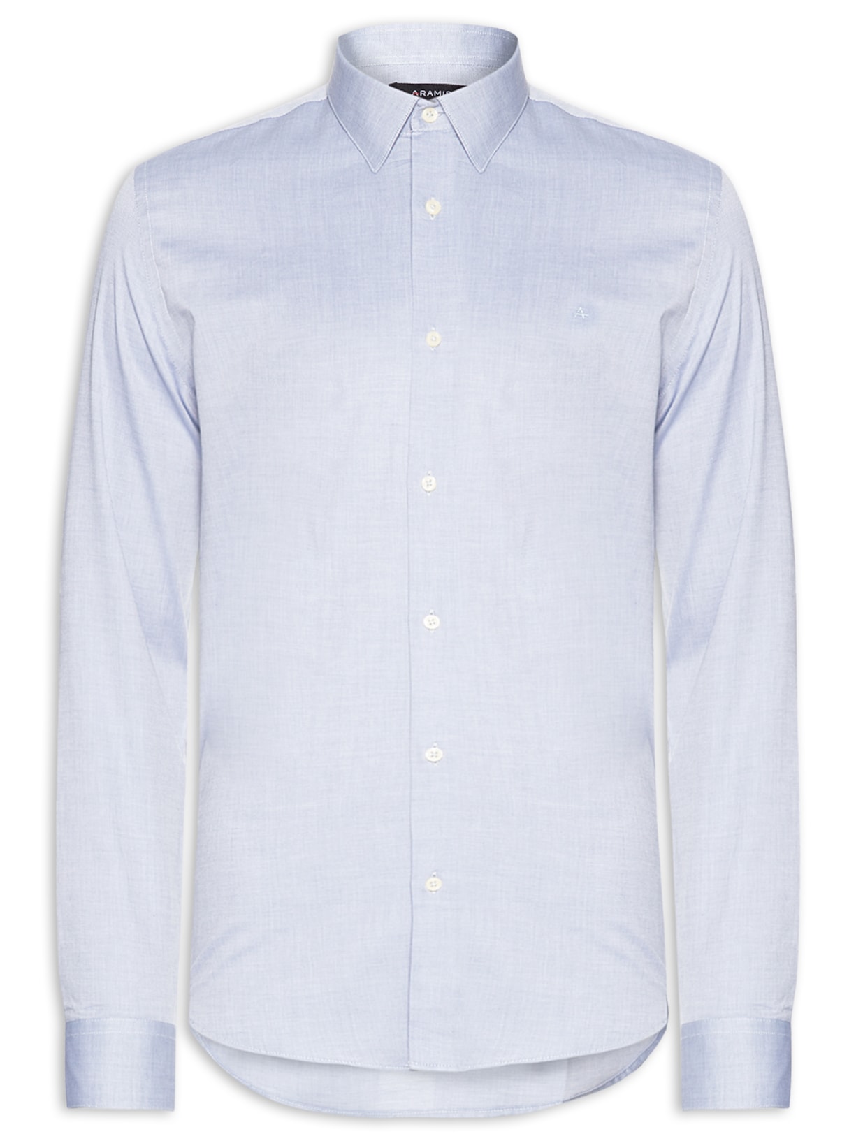 Camisa Masculina Petronas Regular Fit em Fio 50 Egípcio - Azul