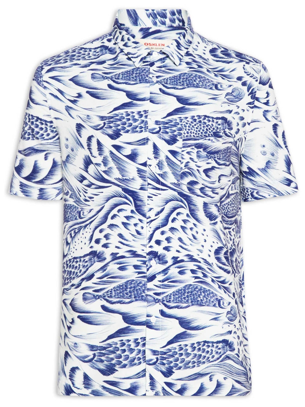 Camisa Masculina Pirarucu Trace Blue - Azul