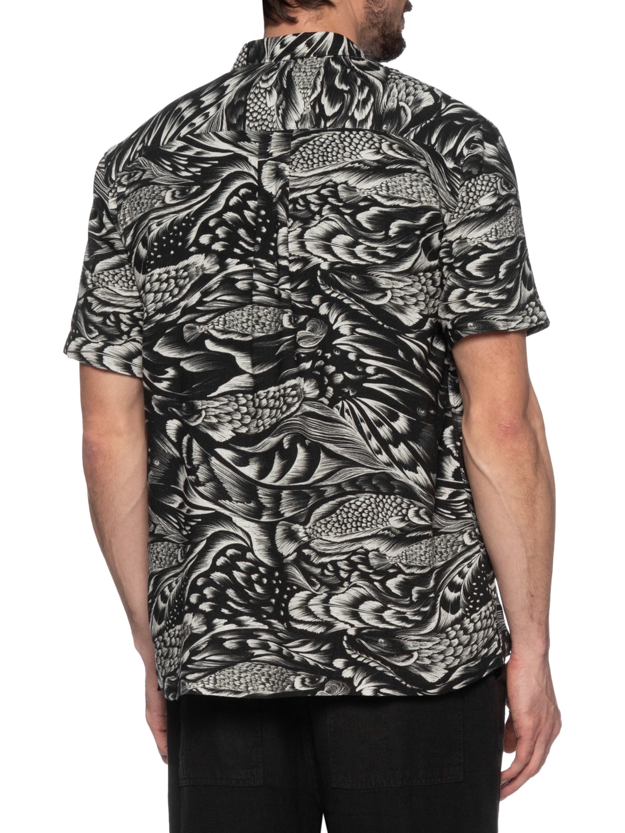 Camisa Masculina Pirarucu Trace Mc Preto Osklen