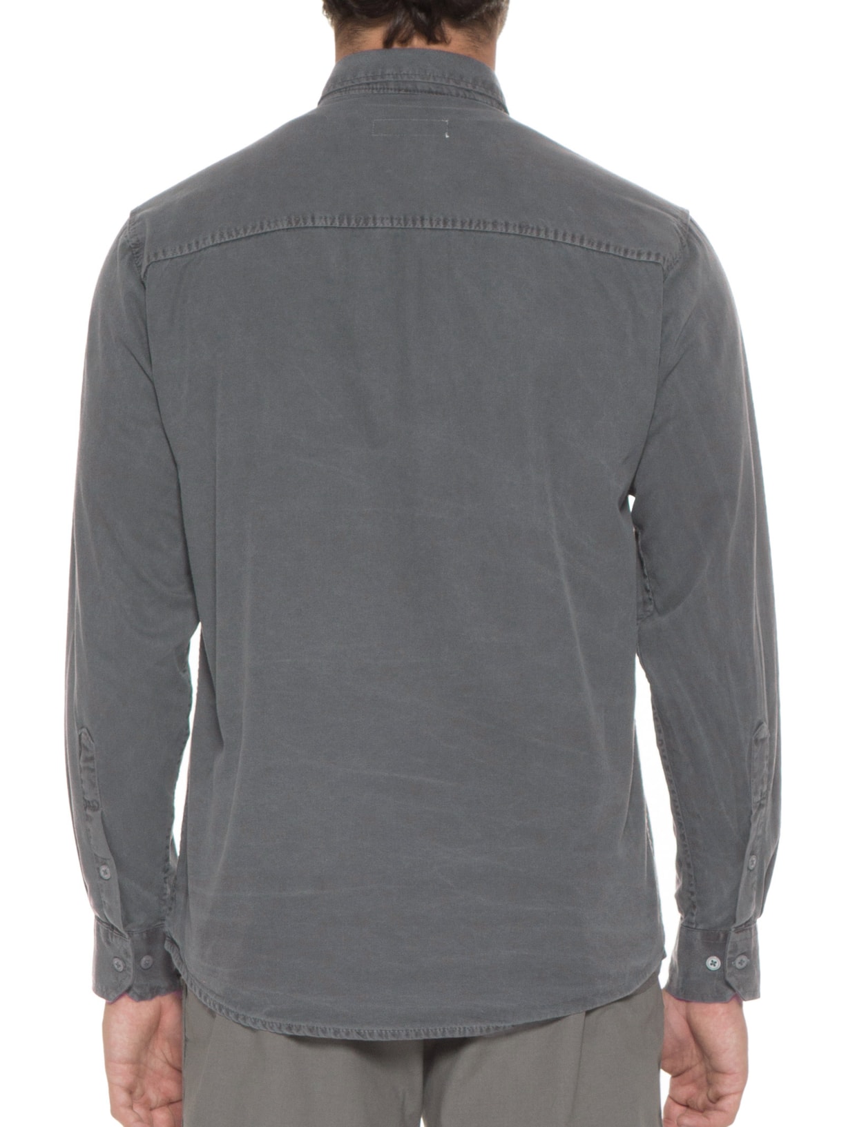 Camisa Masculina Pockets Stoned Cinza Austral