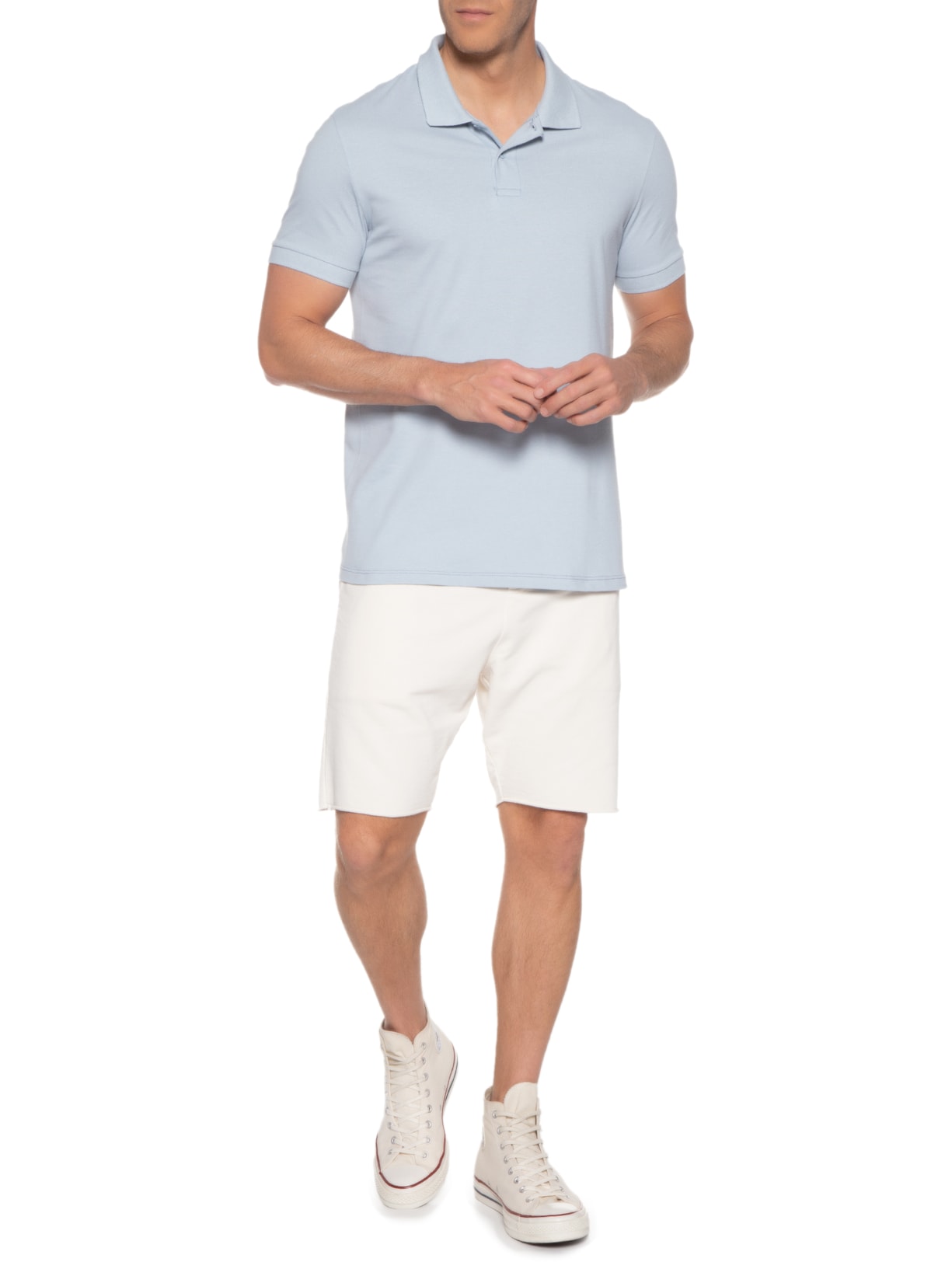 Camisa Masculina Polo MM Azul Hering