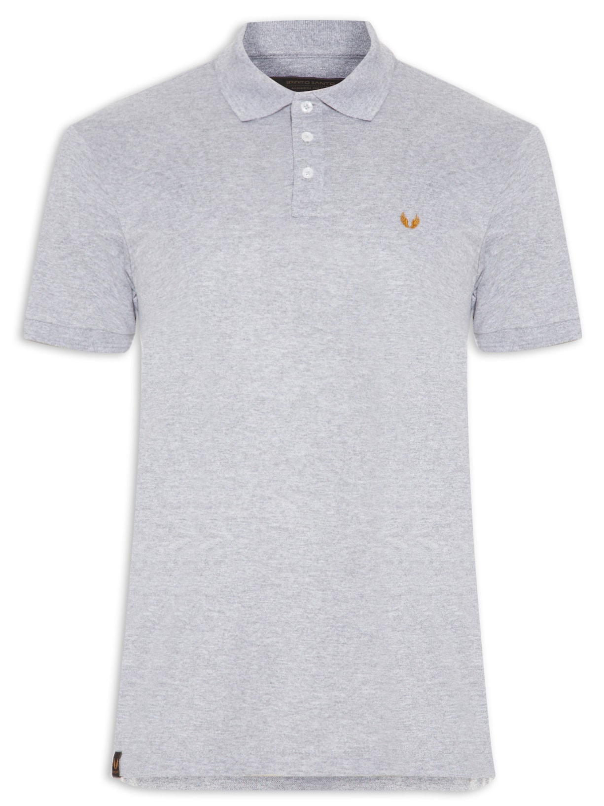 Camisa Masculina Polo Piquet Base Ian - Cinza