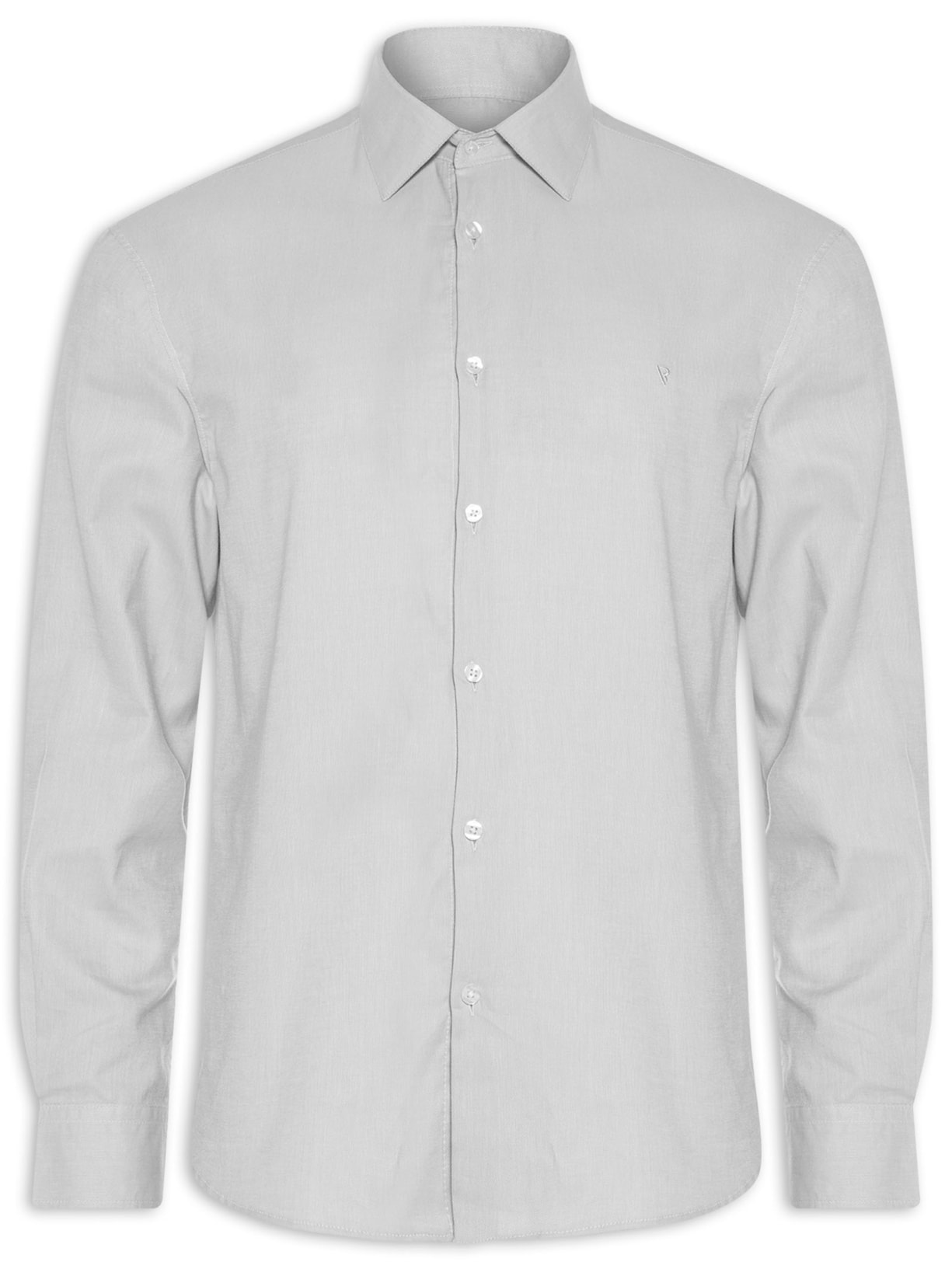 Camisa Masculina Pompeia Classic Italian - Cinza