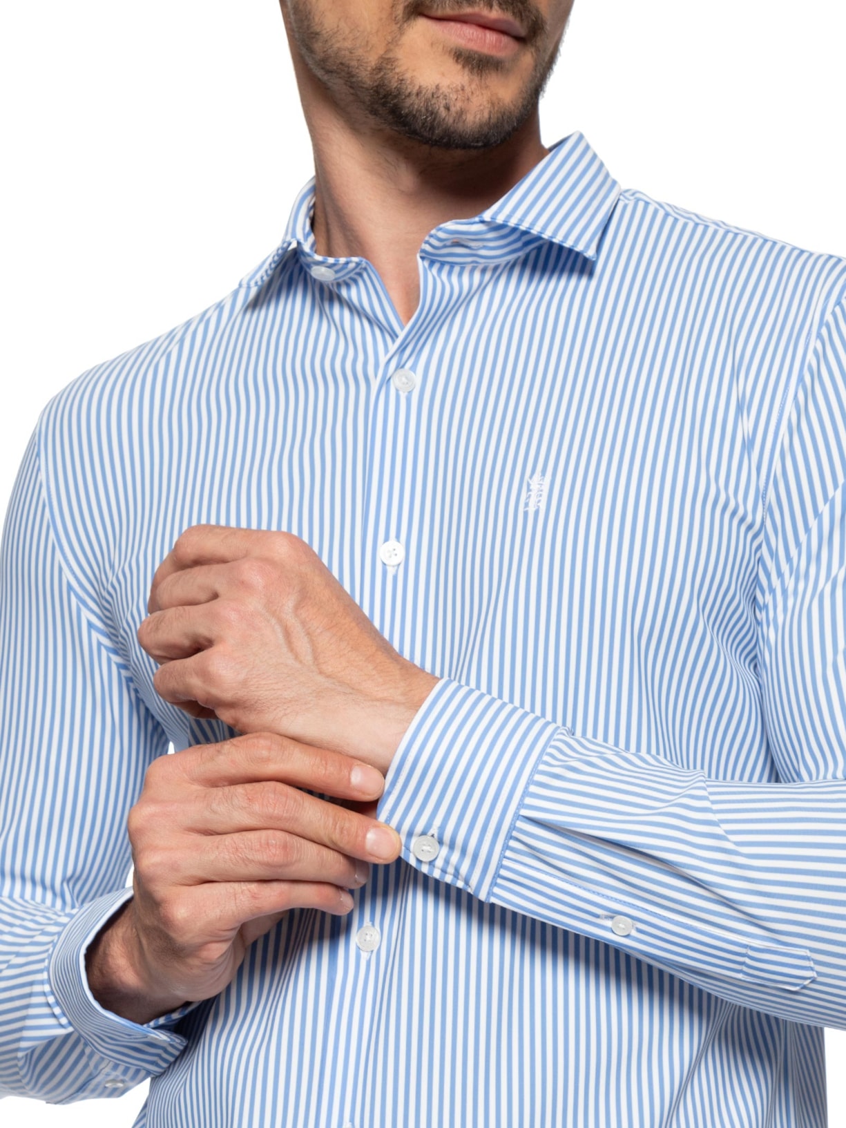 Camisa Masculina Power Poliamida Elastano Ft Azul Sergio K