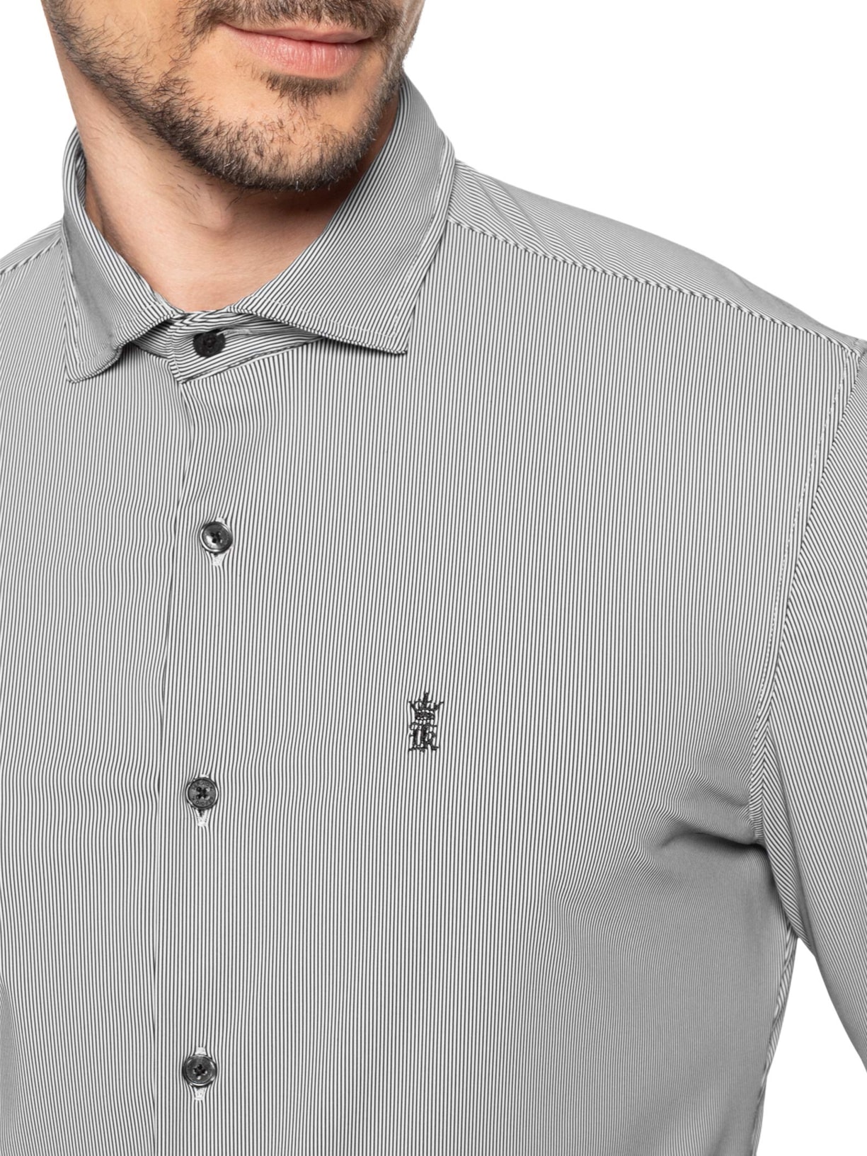 Camisa Masculina Power Poliamida Elastano Ft Preto Sergio K