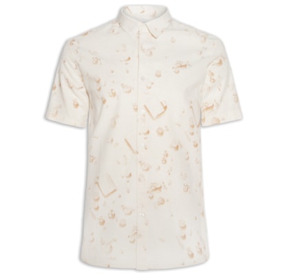 Camisa Masculina Praia - Bege