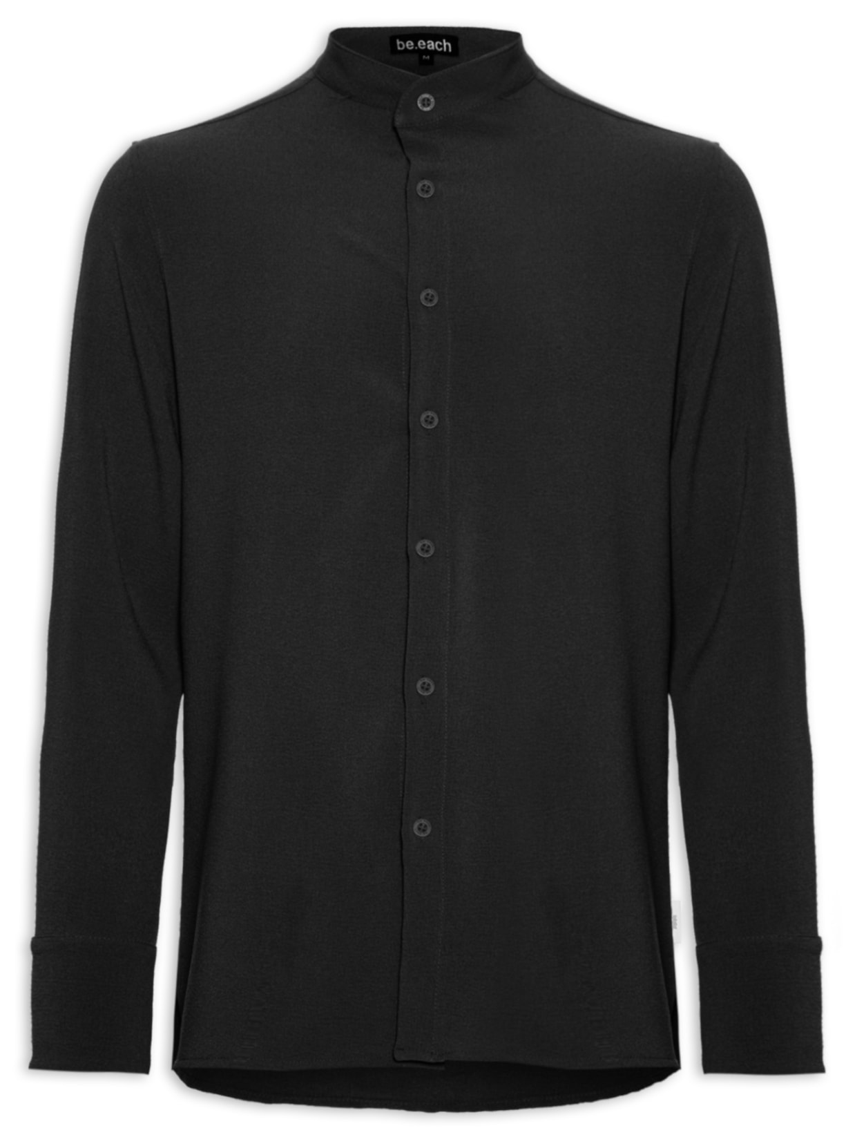 Camisa Masculina Prainha Preto Be.each