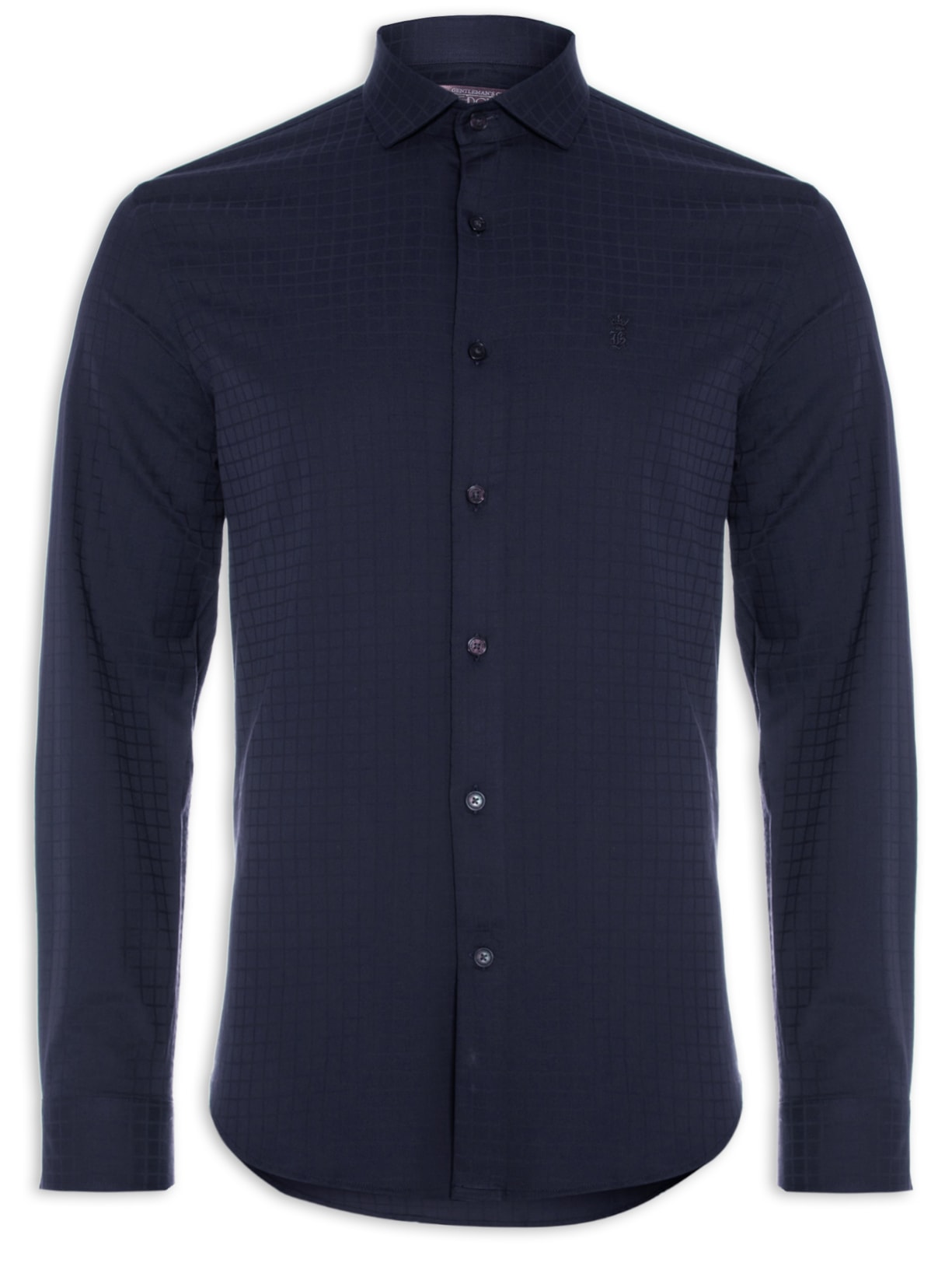 Camisa Masculina Premium Quadro Surton - Azul