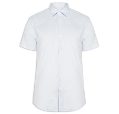 Camisa Masculina Puro Linho Lumiar - Azul