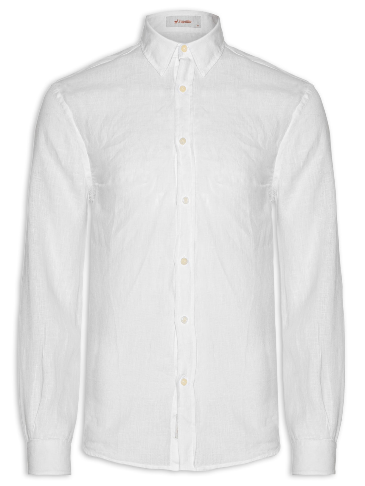 Camisa Masculina Puro Linho Tinturado - Off White