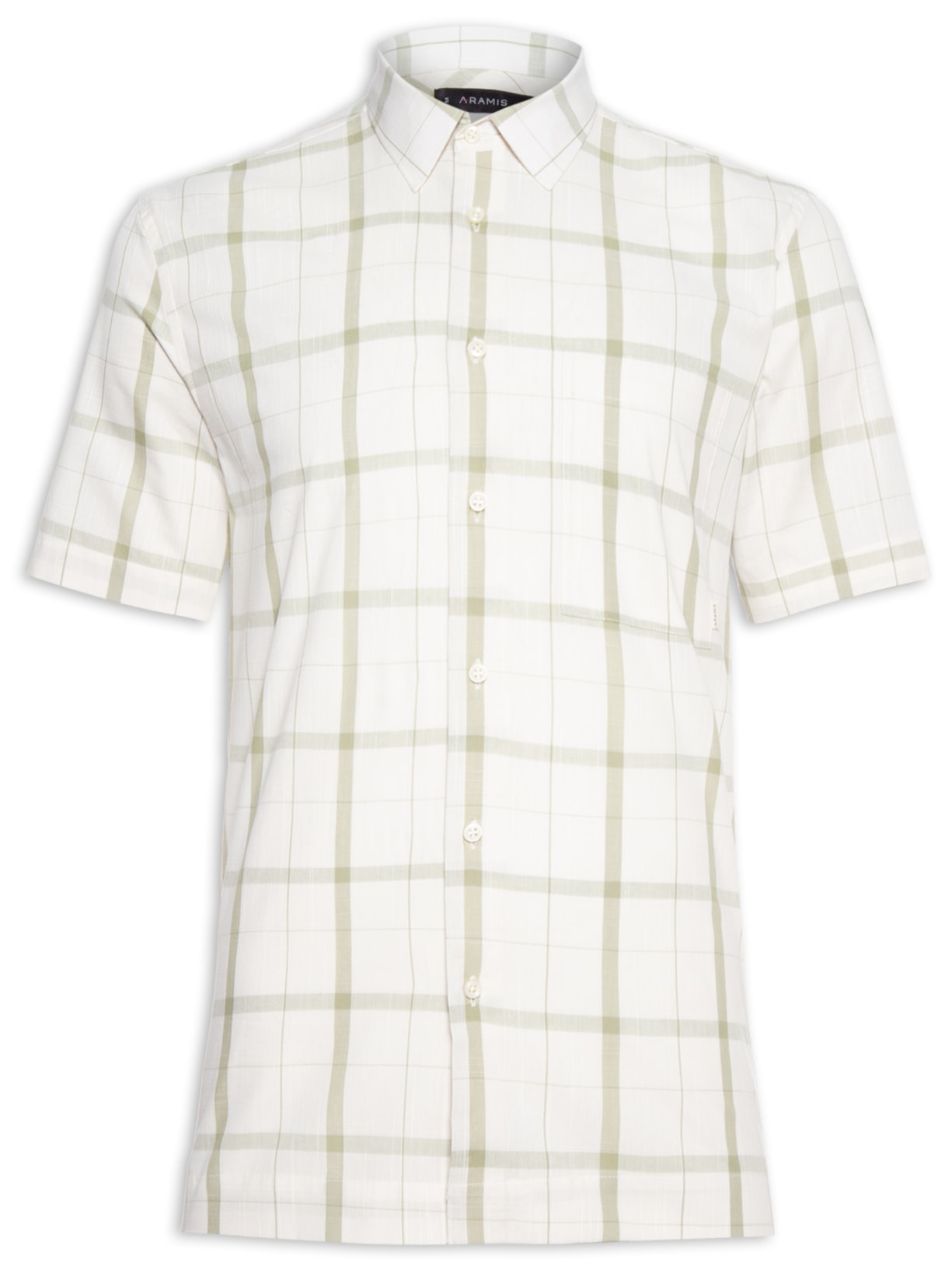 Camisa Masculina Regular Ampla Flame Xadrez - Verde