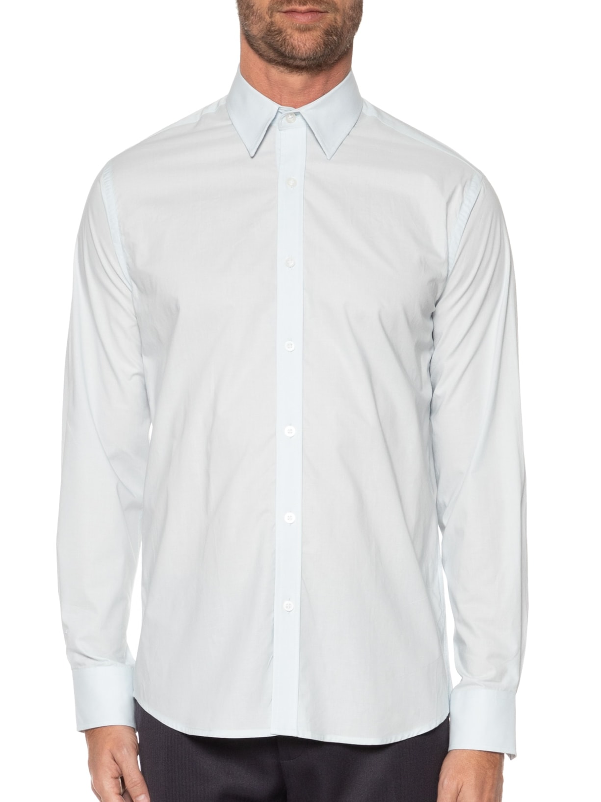 Camisa Masculina Regular Fit Algodão Pima Azul '2 Essential