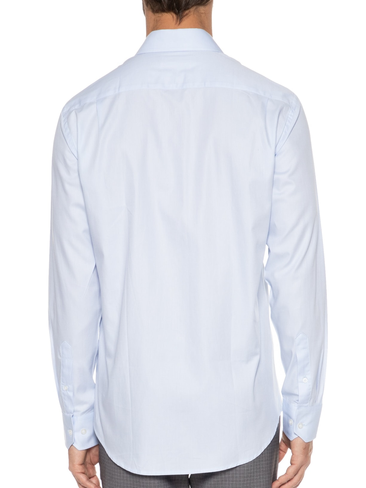 Camisa Masculina Regular Fit Algodão Pima Azul '2 Essential