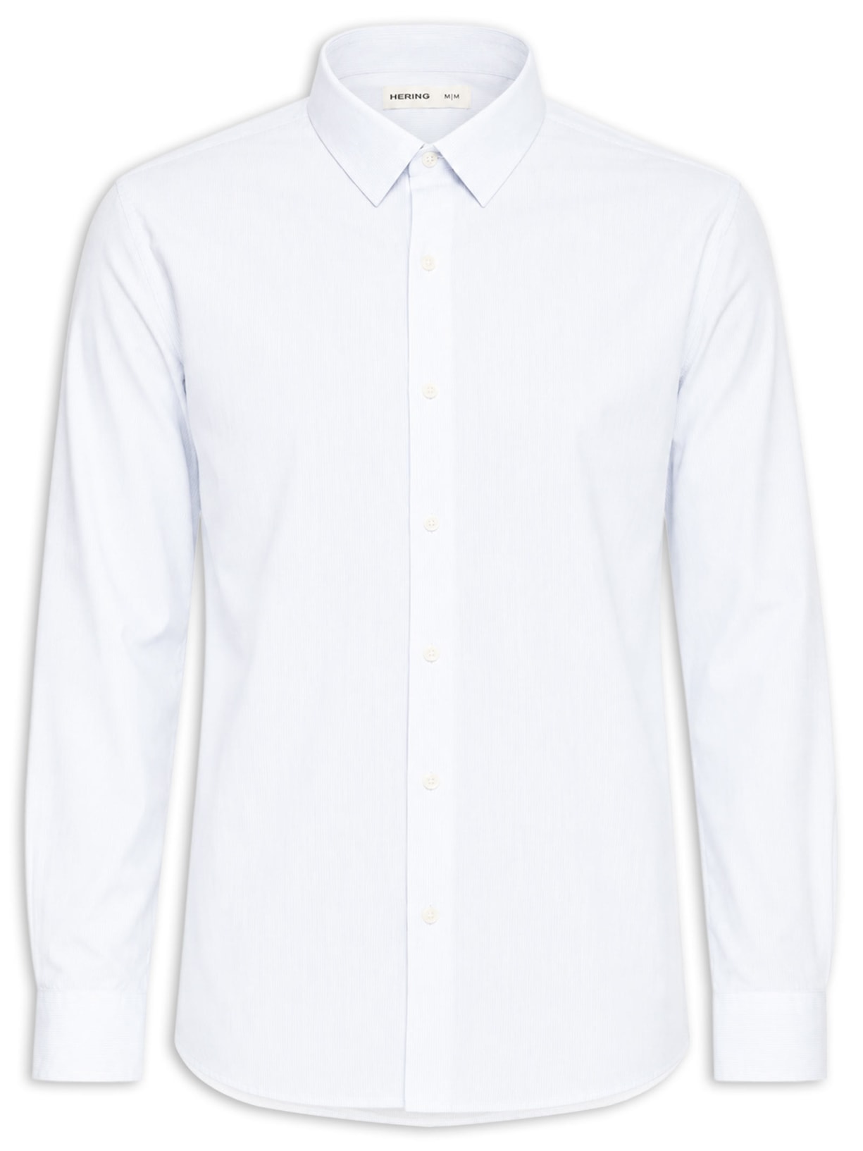 Camisa Masculina Regular Fit Listrada Azul Hering