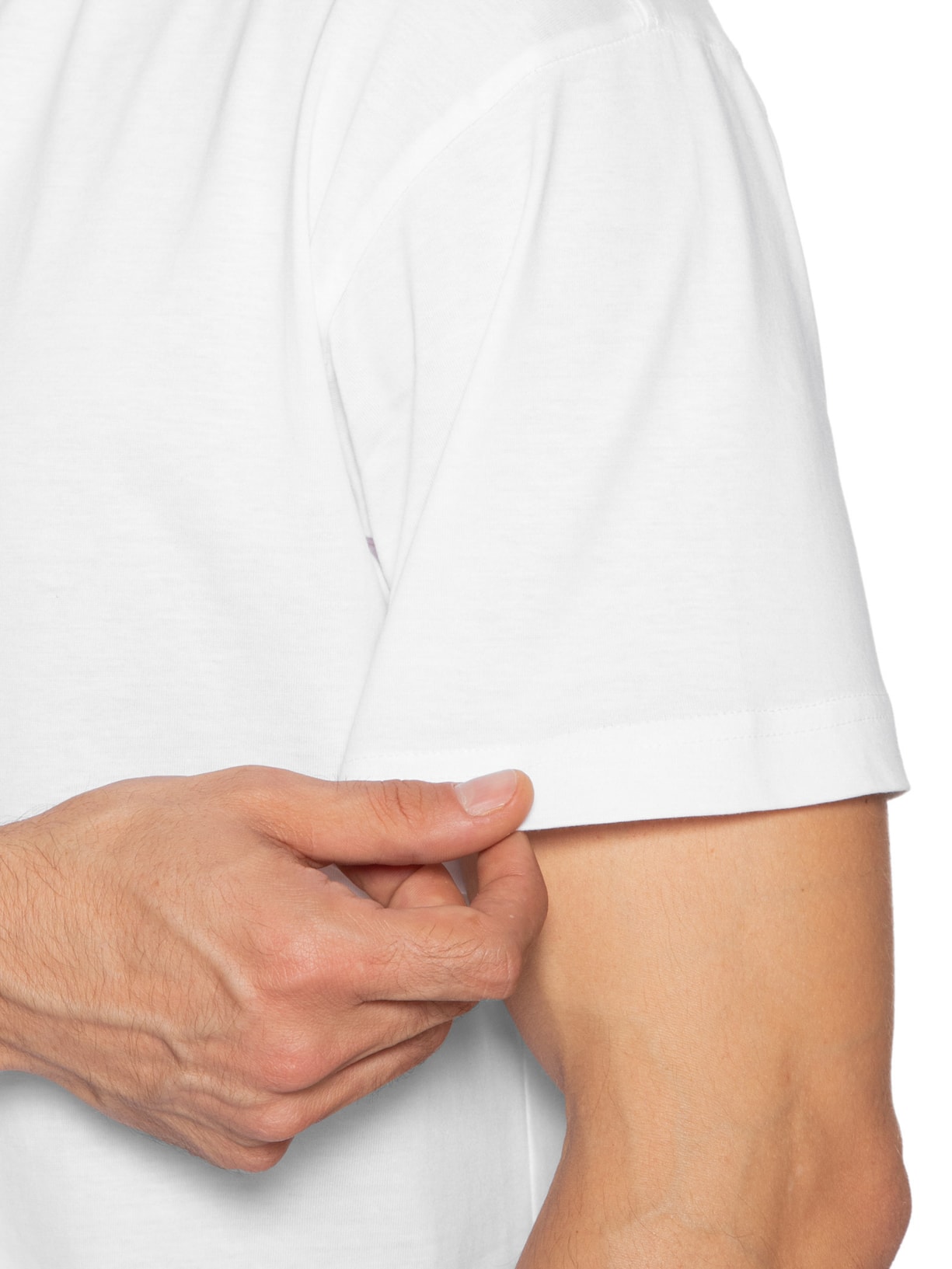 Camisa Masculina Regular-Fit Logo Patch Branco Versace Jeans Couture