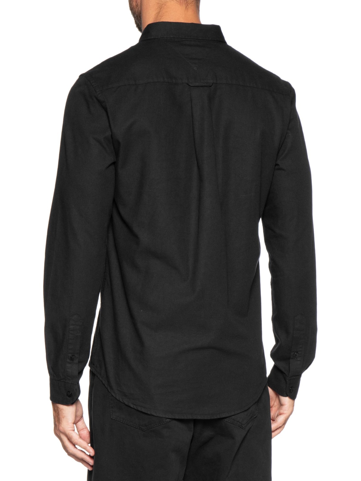 Camisa Masculina Regular Fit Oxford – Preto Tommy Jeans