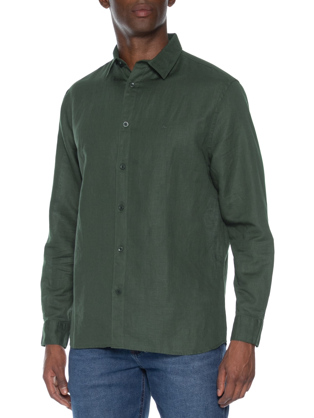 Camisa Masculina Regular Lausanne Verde Aramis